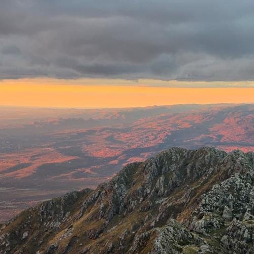 Amanecer desde el Cerro Negro